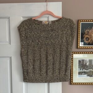 Vintage Liz Claiborne Oatmeal Sweater vest